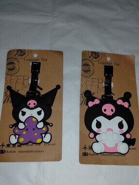 Kuromi Luggage Tag Bundle - Inc. 2 Tags NWT